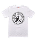 Image of White/Black Nautical Emblem tee