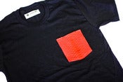 Image of LIV WEALTHY PYTHON SNAKESKIN T-SHIRT RED