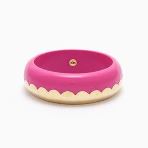 Image of Donut Bangle | Neon Fuchsia + Golden