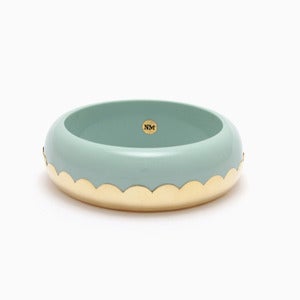 Image of Donut Bangle | Mint + Golden