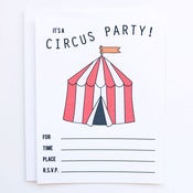 Image of Circus Party Invitations