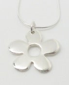 Image of Sterling Silver "Little Daisy" Pendant Necklace