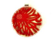 Image of Chrysanthemum - Large Round Glass Pendant