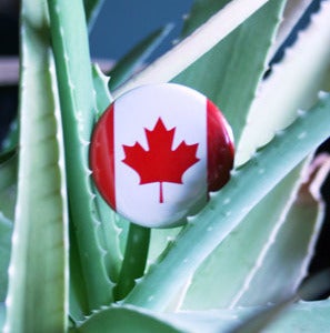 Image of Canadian Flag Badge