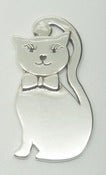 Image of Sterling Silver CAT Brooch