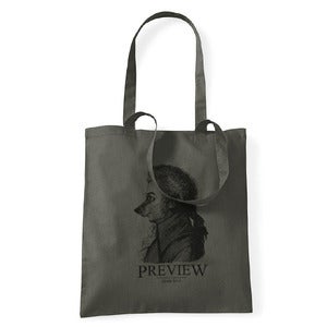 Image of Preview Wolf Gang Tote Bag, Olive