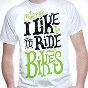 Image of I Like to Ride Bikes shirt