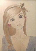 Image of Personalised watercolour portrait postcard