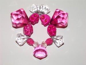 Image of Skulls And Jewels Bracelet