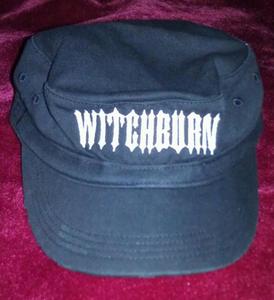 Image of Witchburn Distressed Military Hat (Black)