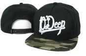 Image of NEW! 10 Deep Script Camo Snapback Hat Collection