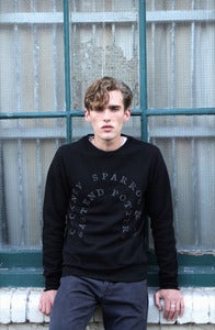 Image of COCKNEY SPARROW black puff sweatshirt