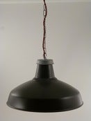 Image of MATT BLACK ENAMEL | vintage floodlight reflector | EXTRA-LARGE