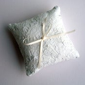 Image of SOLD OUT- Exquisite Vintage Handmade Lace Ring Pillow