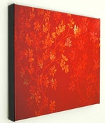 Image of Gold Cherry Blossoms-16x20 Fine Art Canvas Print 