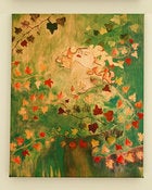 Image of Ivy Lady Fine Art Print-16x20 Fine Art Canvas Print 
