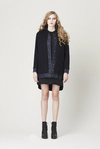 Image of DENIM CASHMERE JACKET