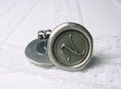 Image of NEW monogram Wax Seal Stamp Earrings by Ritzy Misfit