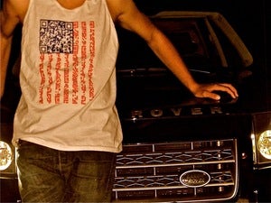 Image of QR Code American Flag 