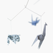 Image of Zoo mobile - Chyogami bleu - V2