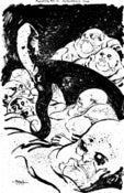 Image of MONOCYTE #3 (Olignostic back-up story title page)