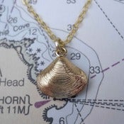 Image of Golden Clam Necklace