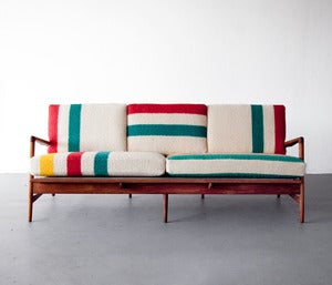 Image of Hudson Bay Sofa, Ib Kofod-Larsen Frame