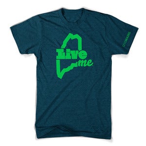 Image of LiveME T-Shirt (Black Aqua)