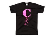 Image of Caspa Splat - Neon Pink (Black Tee)