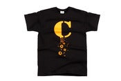 Image of Caspa Splat - Neon Orange (Black Tee)