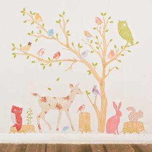 Image of Wonderfully Whimsical Fabric Stickers (Pink)