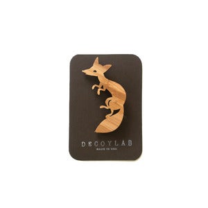 Image of Fox Brooch