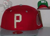 Image of Phila Stars Two Tone Red/Gray Negro League Snapback Hat