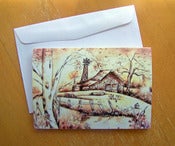 Image of Australian Country Scene Greeting Card