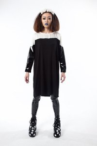 Image of PLASTIC BLACK LONG TEE