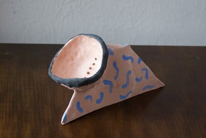 Image of Bisque Wave Planter