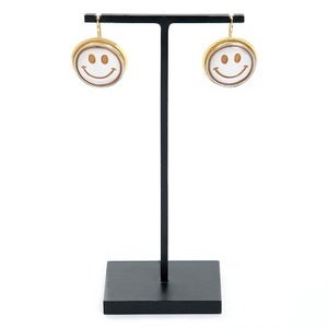 Image of Smiley Face Cameo Earrings