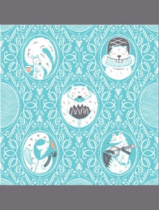 Image of Woodland Friends Print by Jolby 
