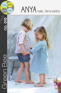 Image of Anya Tunic, top and shorts Sewing Pattern