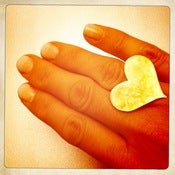 Image of XL Bronze Only Heart Ring