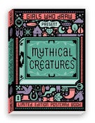 Image of Girls Who Draw - Mythical Creatures Postcard Book