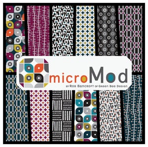 Image of microMod 1/2 yard Fabric Stack