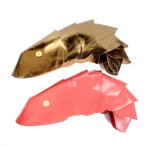 Image of Leather Crevette Clutch