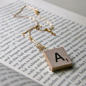 Image of Scrabble Necklace