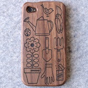 Image of Wooden iPhone Case - Gardening