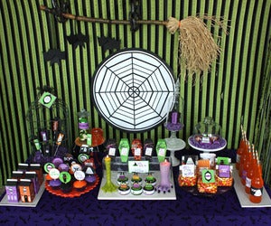 Image of Halloween Glam Haunted House party printables