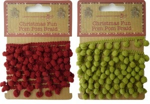 Image of Christmas Fun Pom Pom Braid
