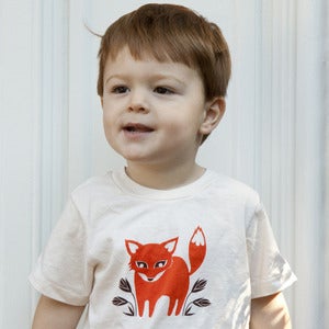 Image of Foxy Fox Short Sleeve Organic Toddler Tee