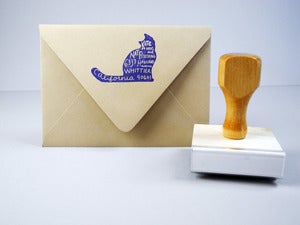 Image of Custom Pet Return Address Stamp