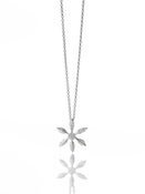 Image of Silver Snow Feather Pendant